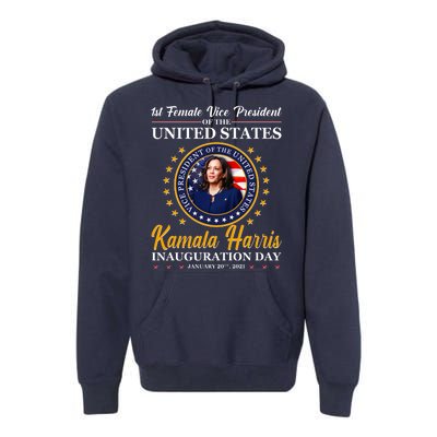 1st First Female Vice President of the United States Kamala Harris Premium Hoodie