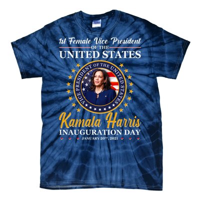 1st First Female Vice President of the United States Kamala Harris Tie-Dye T-Shirt