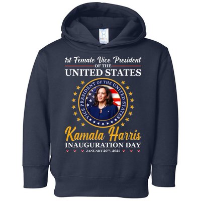 1st First Female Vice President of the United States Kamala Harris Toddler Hoodie