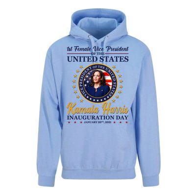 1st First Female Vice President of the United States Kamala Harris Unisex Surf Hoodie