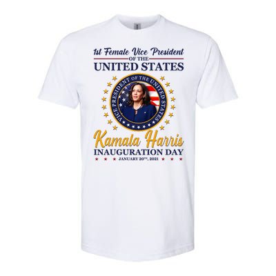 1st First Female Vice President of the United States Kamala Harris Softstyle CVC T-Shirt