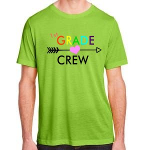 1st Grade Crew Arrow Heart Adult ChromaSoft Performance T-Shirt