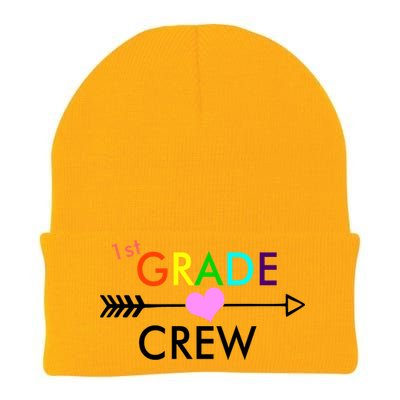 1st Grade Crew Arrow Heart Knit Cap Winter Beanie