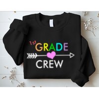 1st Grade Crew Arrow Heart Sweatshirt