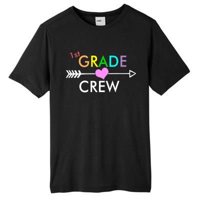 1st Grade Crew Arrow Heart Tall Fusion ChromaSoft Performance T-Shirt