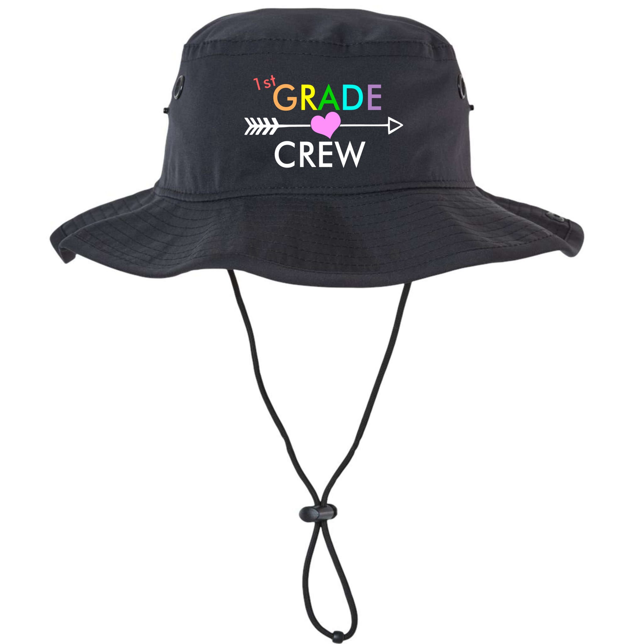 1st Grade Crew Arrow Heart Bucket Hat