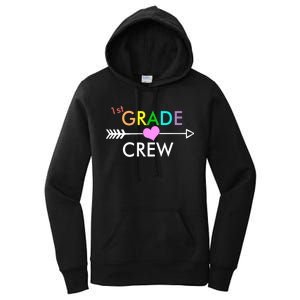 1st Grade Crew Arrow Heart Women's Pullover Hoodie