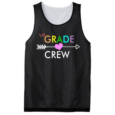 1st Grade Crew Arrow Heart Mesh Reversible Basketball Jersey Tank