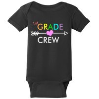 1st Grade Crew Arrow Heart Baby Bodysuit