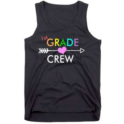 1st Grade Crew Arrow Heart Tank Top