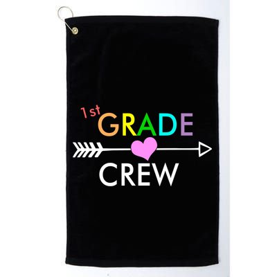 1st Grade Crew Arrow Heart Golf Towel