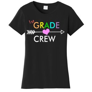 1st Grade Crew Arrow Heart Women's T-Shirt