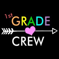1st Grade Crew Arrow Heart Women's V-Neck T-Shirt