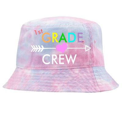 1st Grade Crew Arrow Heart Tie-Dyed Bucket Hat