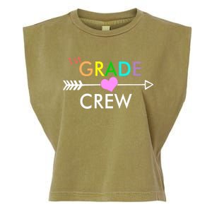 1st Grade Crew Arrow Heart Garment-Dyed Women's Muscle Tee