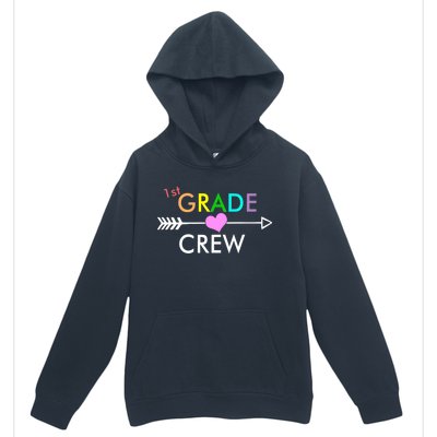 1st Grade Crew Arrow Heart Urban Pullover Hoodie