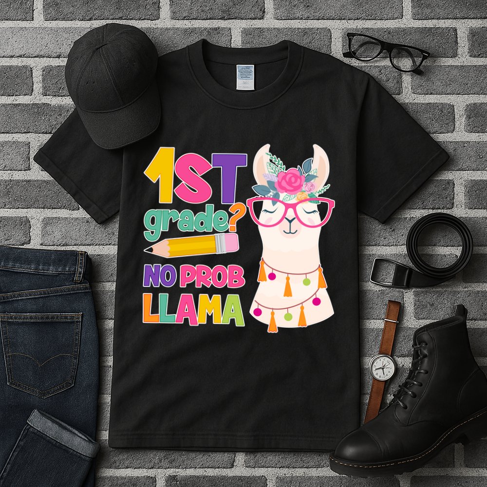 1st Grade? No Prob Llama Tall T-Shirt