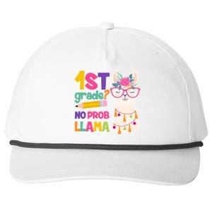 1st Grade? No Prob Llama Snapback Five-Panel Rope Hat