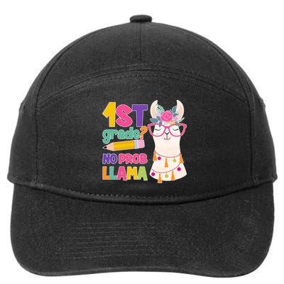 1st Grade? No Prob Llama 7-Panel Snapback Hat