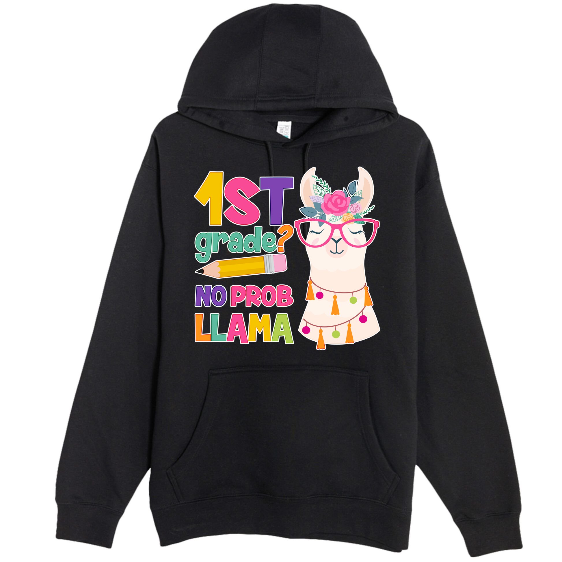 1st Grade? No Prob Llama Premium Pullover Hoodie