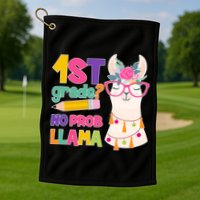 1st Grade? No Prob Llama Golf Towel
