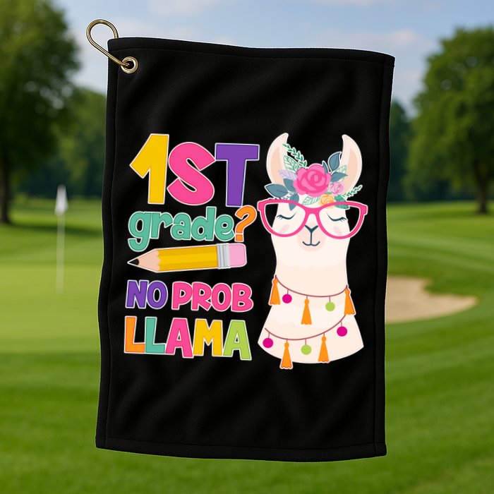 1st Grade? No Prob Llama Golf Towel