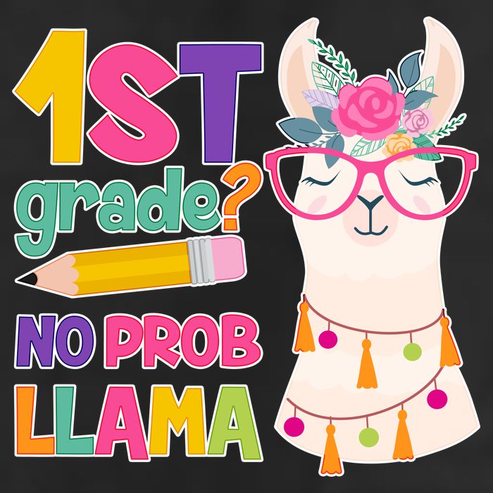 1st Grade? No Prob Llama Golf Towel
