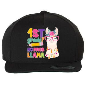 1st Grade? No Prob Llama Wool Snapback Cap