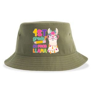 1st Grade? No Prob Llama Sustainable Bucket Hat