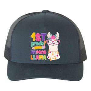 1st Grade? No Prob Llama Yupoong Adult 5-Panel Trucker Hat