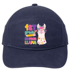 1st Grade? No Prob Llama 7-Panel Snapback Hat