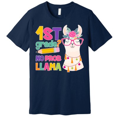 1st Grade? No Prob Llama Premium T-Shirt