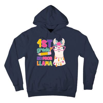 1st Grade? No Prob Llama Tall Hoodie