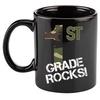 1st Grade Rocks Camo 11oz C Handle Ceramic Mug