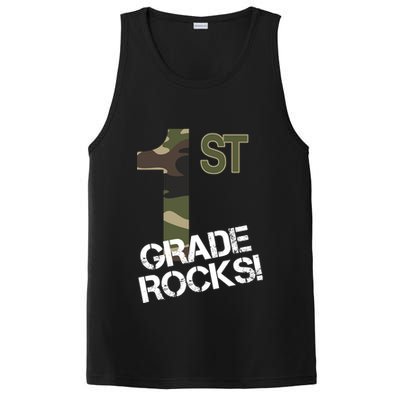 1st Grade Rocks Camo PosiCharge Competitor Tank
