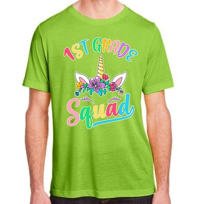 1st Grade Unicorn Squad Adult ChromaSoft Performance T-Shirt