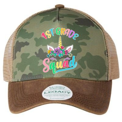 1st Grade Unicorn Squad Legacy Tie Dye Trucker Hat