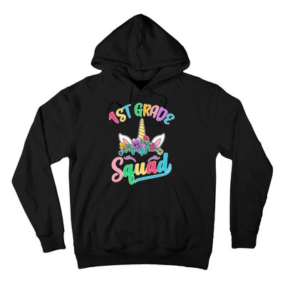 1st Grade Unicorn Squad Hoodie