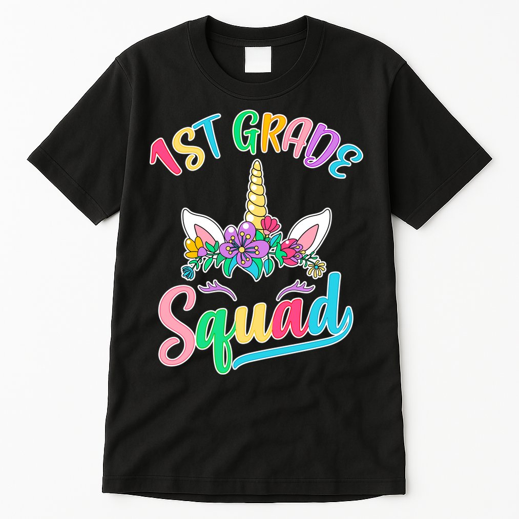 1st Grade Unicorn Squad Tall T-Shirt