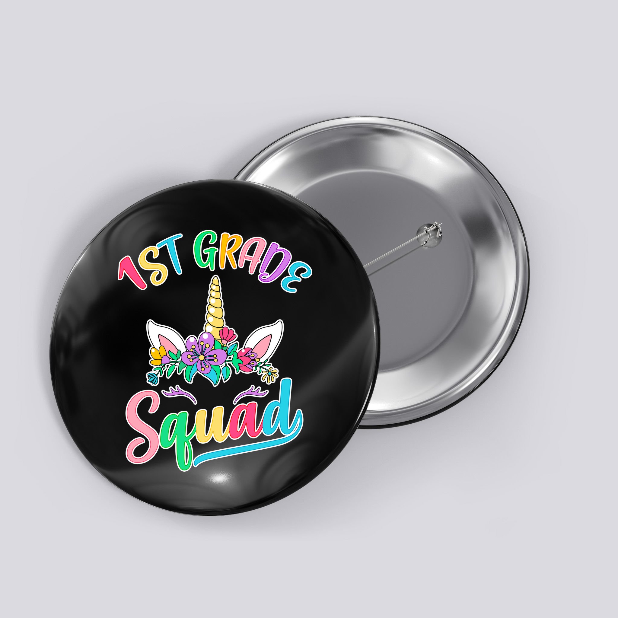 1st Grade Unicorn Squad Button