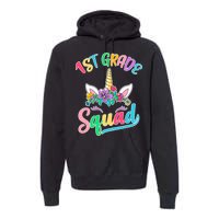 1st Grade Unicorn Squad Premium Hoodie