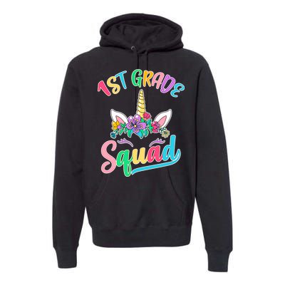 1st Grade Unicorn Squad Premium Hoodie