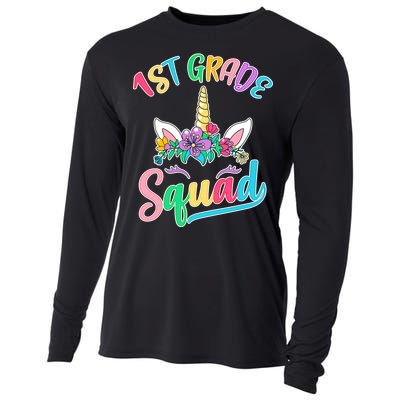 1st Grade Unicorn Squad Cooling Performance Long Sleeve Crew