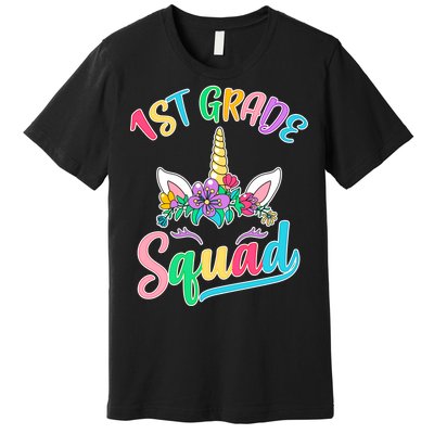 1st Grade Unicorn Squad Premium T-Shirt