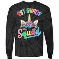 1st Grade Unicorn Squad Tie-Dye Long Sleeve Shirt