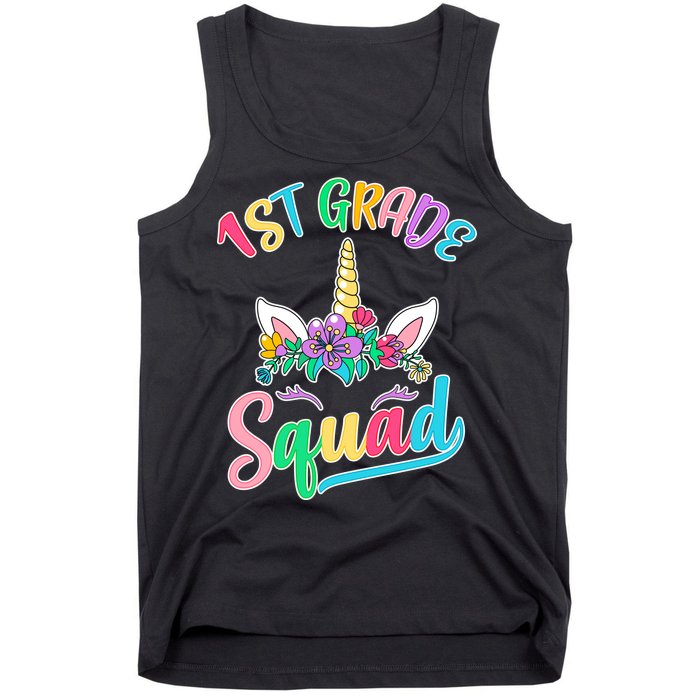 1st Grade Unicorn Squad Tank Top