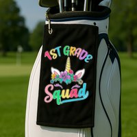 1st Grade Unicorn Squad Golf Towel