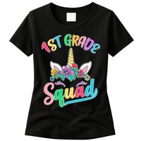 1st Grade Unicorn Squad Womens T-Shirt
