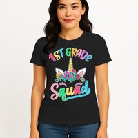 1st Grade Unicorn Squad Womens T-Shirt