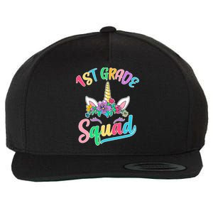 1st Grade Unicorn Squad Wool Snapback Cap